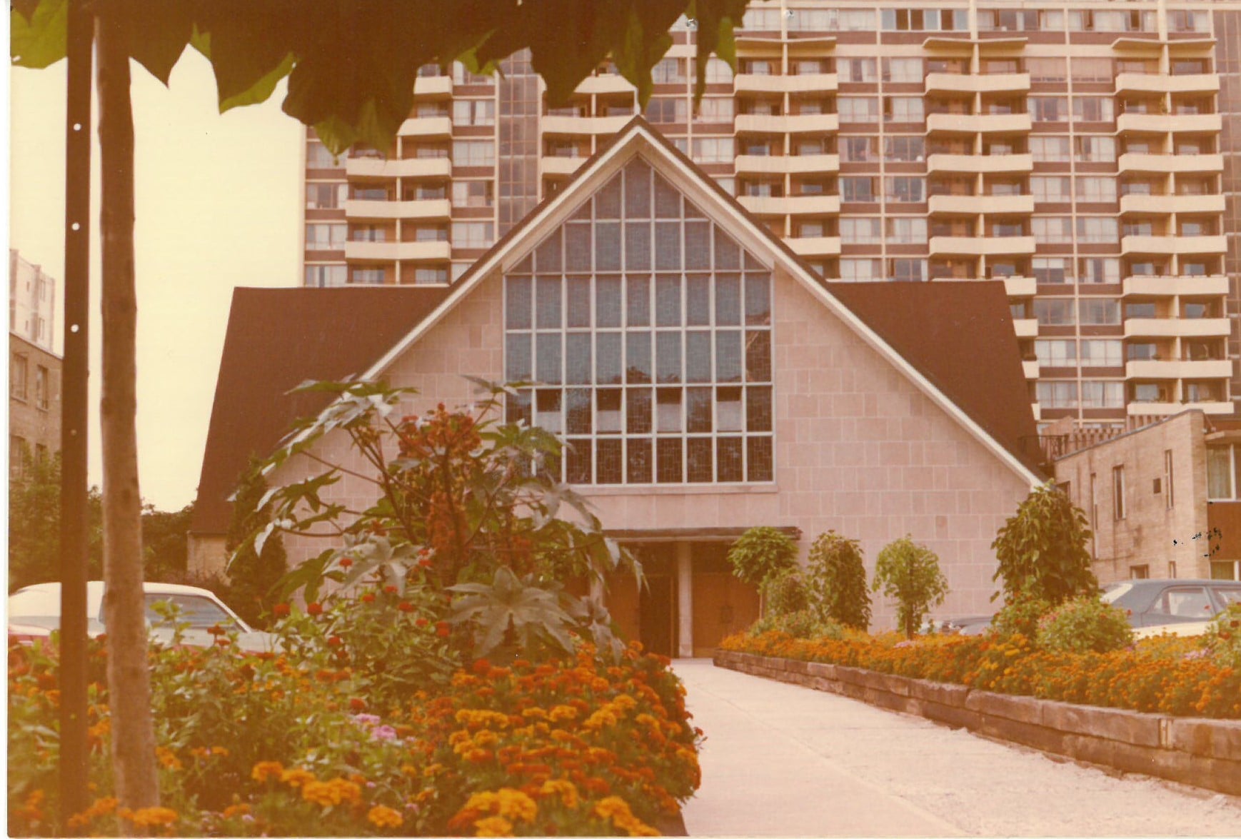 Picture of the church building in 1977