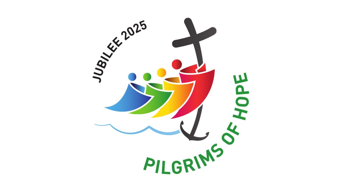 Logo of Jubilee 2025 in English