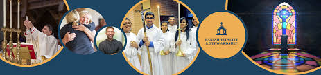 Collage of pictures for Stewardship Sunday