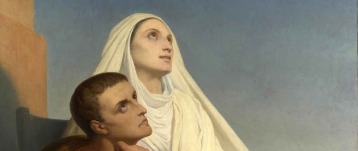 Painting of St. Monica & St. Augustine